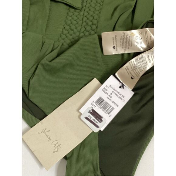 New. Johanna Ortiz green Seashell swimsuit. Small. Retails $495 - Picture 10 of 11